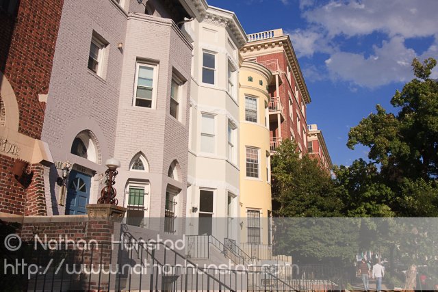 What I'm assuming are very expensive homes near Adams Morgan